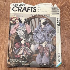 McCall's Crafts Country Cow Pattern